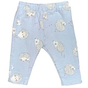 Zara Baby Blue Hedgehog Sweatpants Size 3-6M